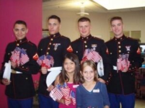 On a bright sunny Veterans Day a team of our staff and volunteers headed out to the Veterans Home in Chula Vista to serve up root beer floats and sincere gratitude to the men and women who have sacrificed so much for our country.